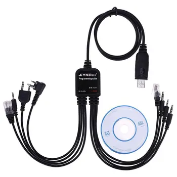8-i-1 USB-Kabel til Programmering BAOFENG for motorola for kenwood TYT QYT J60A