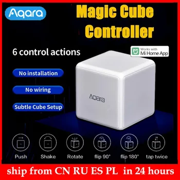 Aqara Magic Cube Kontrol Zigbee, der Kontrolleres af Seks Aktioner For Smart Home Enhed Magic Cube Controller til Mi Hjem App