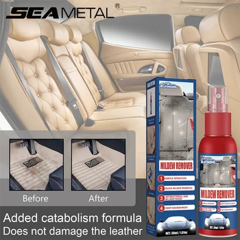 SEAMETAL 30 ml Bil Meldug Remover Multi-Funktionelle Car Interior Cleaner Spray Pletter Remover til Læder Stof autostol Pleje