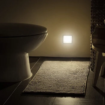 Nye Nat-Lys, Smart Motion Sensor LED Nat Lampe batteridrift WC sengelampe For Værelset Gangen Vej Toilet DA