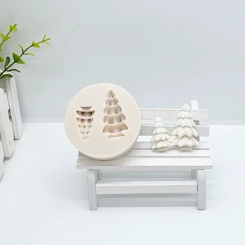 Luyou 3D juletræ Fondant Silikone Forme Til at Bage ,Kage Udsmykning Værktøjer Kage Forme Køkken med at Bage Tilbehør FM003