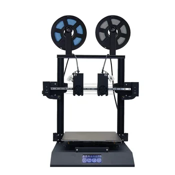 IDEX 3D-Printer TENLOG TL-D3 V2 Med TMC2209 Uafhængig Dobbelt Ekstruder BMG 300 Graders Temperatur Dyse High Speed Print DIY