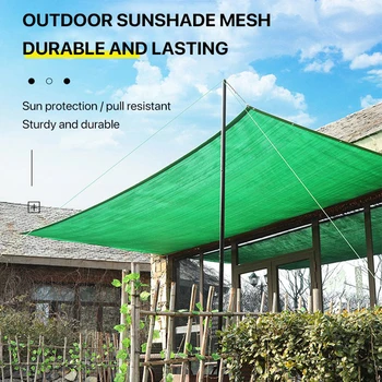 High-density parasol net til courtyard Parasol Net Landbrug Drivhus Dække Mesh Have Anti-UV Skygge Baldakin Udendørs Solen