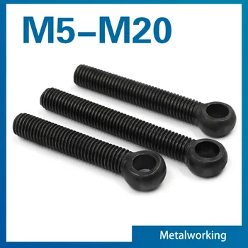 M5 M6 M8 M10 M12 M14 M16 M18 M20 Carbon Steel Eye Bolte M6 M8 M10 M12 Slip-Kot Ring. Link Bolt C0082 Q190 Q191 DIN444 UNI6058;