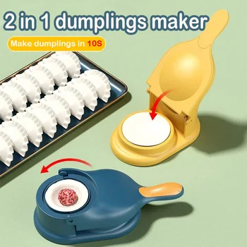 bolle maker 2 i 1 Bolle maskinen skal du trykke på formen for dumplings modellering maskine Hud Indpakning Forme Dejen Tryk på Kaffefaciliteter