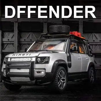 1:24 Land Rover Defender SUV Trykstøbt Legering Metal Bil Model Med Værktøjer Trække sig Tilbage Bil Køretøjer Til Børn, Legetøj Samling Gaver