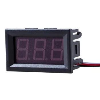 1pc DIY Mini-Voltmeter Tester Digitale Spænding Test-Batteri DC 0-30V 0-100V 3 Ledninger Rød Grøn Blå for Auto Bil LED Skærmen Måler
