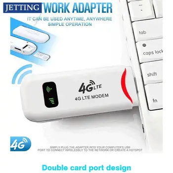 4G LTE Trådløs Router USB-Dongle 150Mbps Modem Mobile Bredbånd Sim-Kort Wireless WiFi-Adapter 4G Router Hjem Kontor