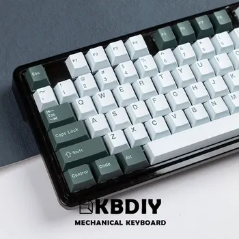 KBDiy 173 Nøgler/Set GMK Botaniske Tasterne PBT-Cherry Profil Dobbelt Shot Grøn Keycap for Mekanisk Gaming Tastatur DIY-Skik