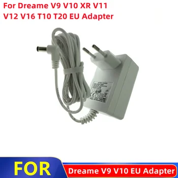 Original strømadapter med EU-stik Til Xiaomi Dreame V9 V10 XR V11 V12 Støvsuger Oplader Udskiftning af Reservedele