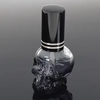 8ml Personlighed Kraniets Form Genopfyldning Bærbare Tomme Glas Parfume Flaske Rejse Mini tryk på Parfum Spray Flasker Nye