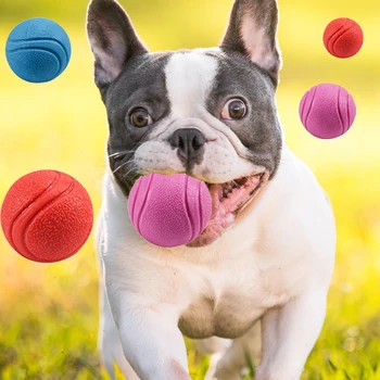 5/6/7cm dog toy interaktive gummi bolde, hund, kat, hvalp elasticyteeth bolden hund tygge legetøj tand rengøring bolde hund legetøj