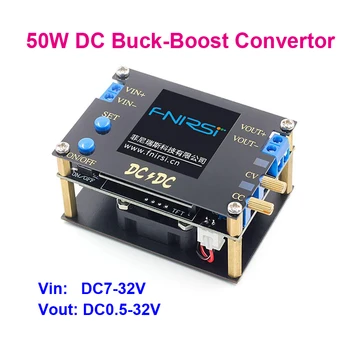 50W Variabel DC Boost/Buck Konverter CC CV 0.5-30V Justerbar Reguleret Voltmeter Justerbar strømforsyningsmodul