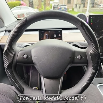 Tilpasset Version Carbon Look Rattet Dække for Tesla Model 3 Model for Y-Model S-Model X Tilbehør 2017-2022 2023
