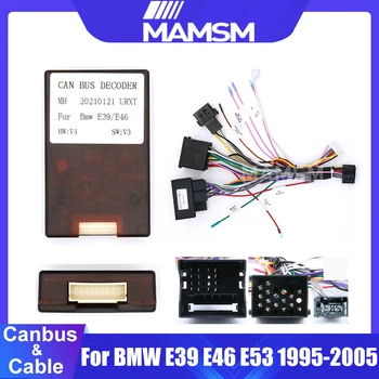 Cabus Boks Til BMW E39 E46 E53 1995-2005 16 PIN Android-Wire Kabel-Adapter BMW-XB-01 Bil DVD-Medier Stereo Lyd
