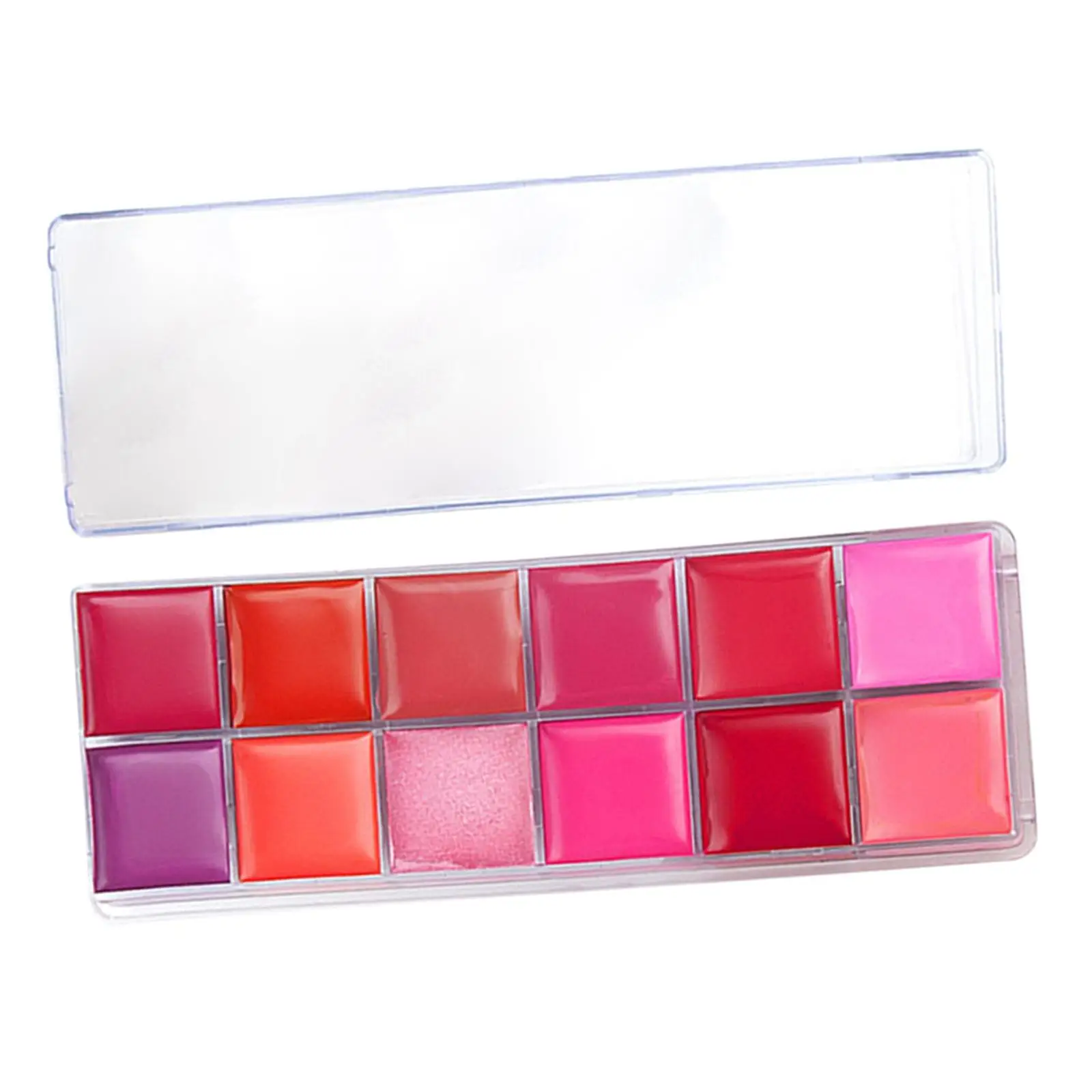 12 Farver Læbestift Palet Mat Glans Multicolors Kvinder, Makeup-Kit Piger