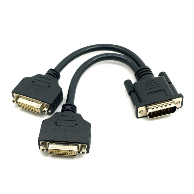 30cm DMS-59 59 Pin-kode til 2 DVI 24+5 Mand til Kvinde Y-Splitter-Video Kabel-Adapter Til Computeren Vært Grafik-Kort med Dobbelt Video-Kabel