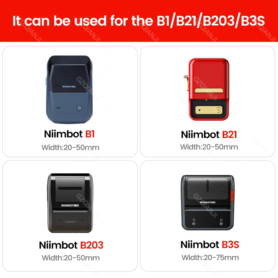 NiiMbot B21 B1 Label Printer Papir-Rulle Mærkat Vandtæt Anti-Olie Rive-Resistente Pris ridsefast Label Papir B3S