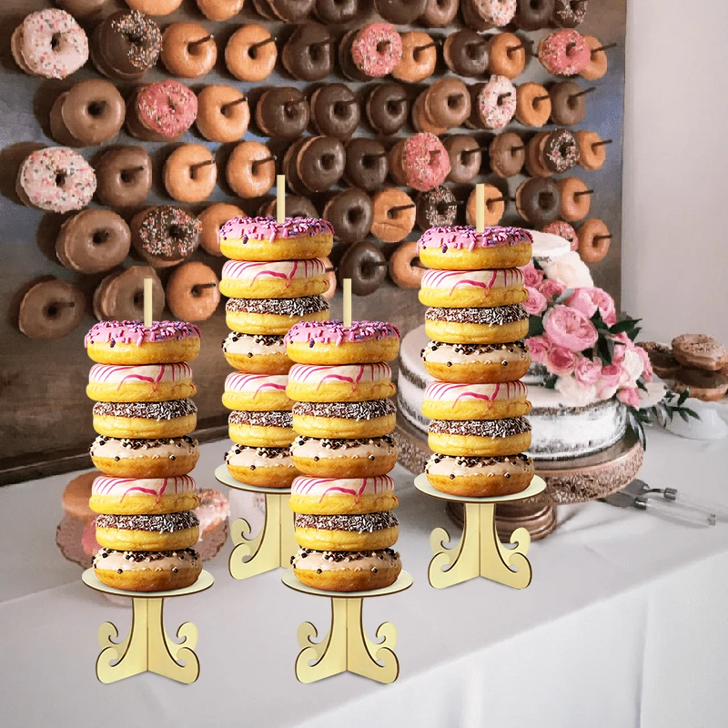 Træ-Lagkage Stå Slik, Dessert Donut Storskærmen Holder Bryllup Slik Tabel Indehaveren Baby Showers Fødselsdagsfest Decoraiton