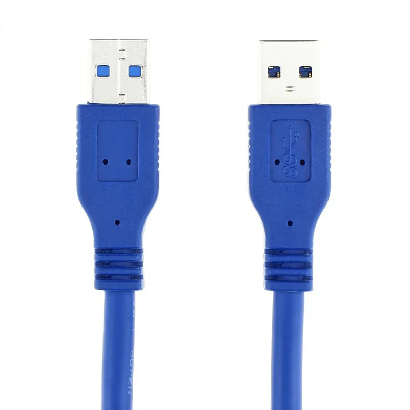USB 3.0 EN type mand til Mand USB-forlængerkabel AM AM 30 cm 50 cm 1m 1,5 m 3m 5m 4.8 Gbps USB 3.0 data transmission