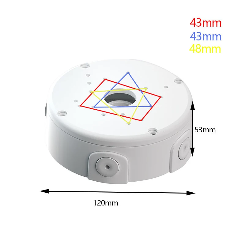 1 sæt Vandtæt Junction Box Til Kameraet udfører bracketing med udgangspunkt CCTV Tilbehør Til Kameraer, Overvågning Dome Parentes