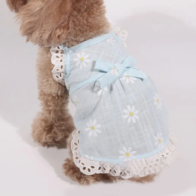 Pet Tøj Hund Hofteholder Nederdel Sommeren Åndbar Lace Dress Hund Kat Kostume til Små og Mellemstore Kæledyr Chihuahua Teddy Tøj