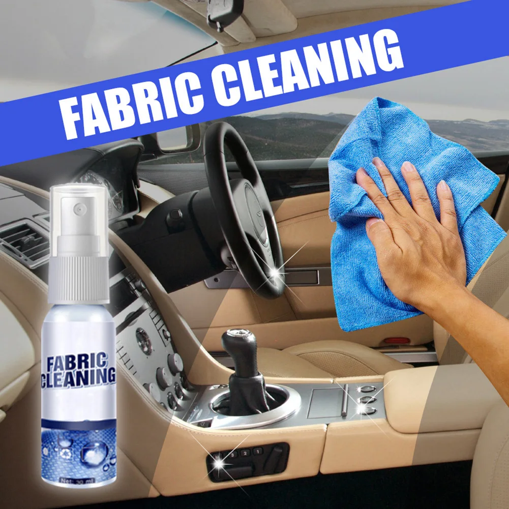 Bilen tekstilrengøringsmiddel 100 ml Multi-purpose rengøringsmiddel Spray Vand-gratis rengøringsmiddel Auto Tag Dash Rengøring