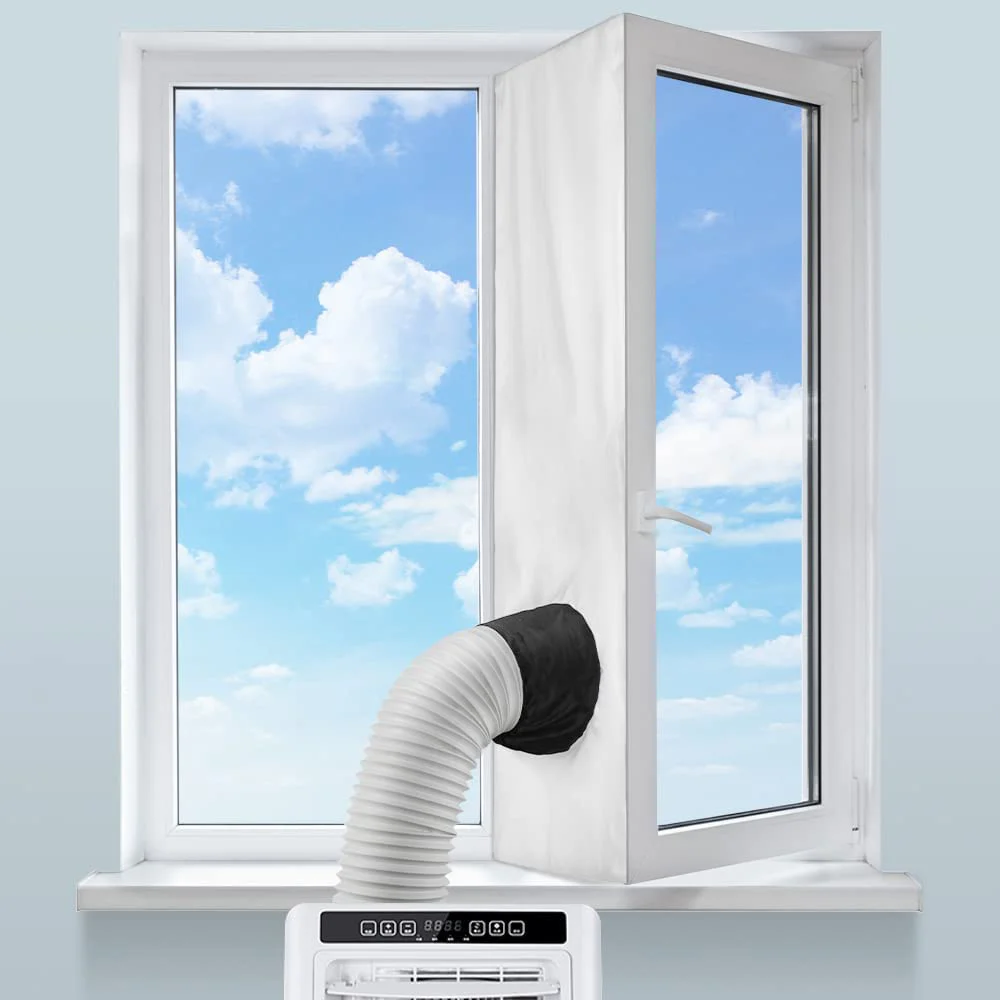Vandtæt Vindue Tætning til en Transportabel Air Conditioner Vippe Skrånende Windows Let at Installere med Spænding Reb SUB Salg